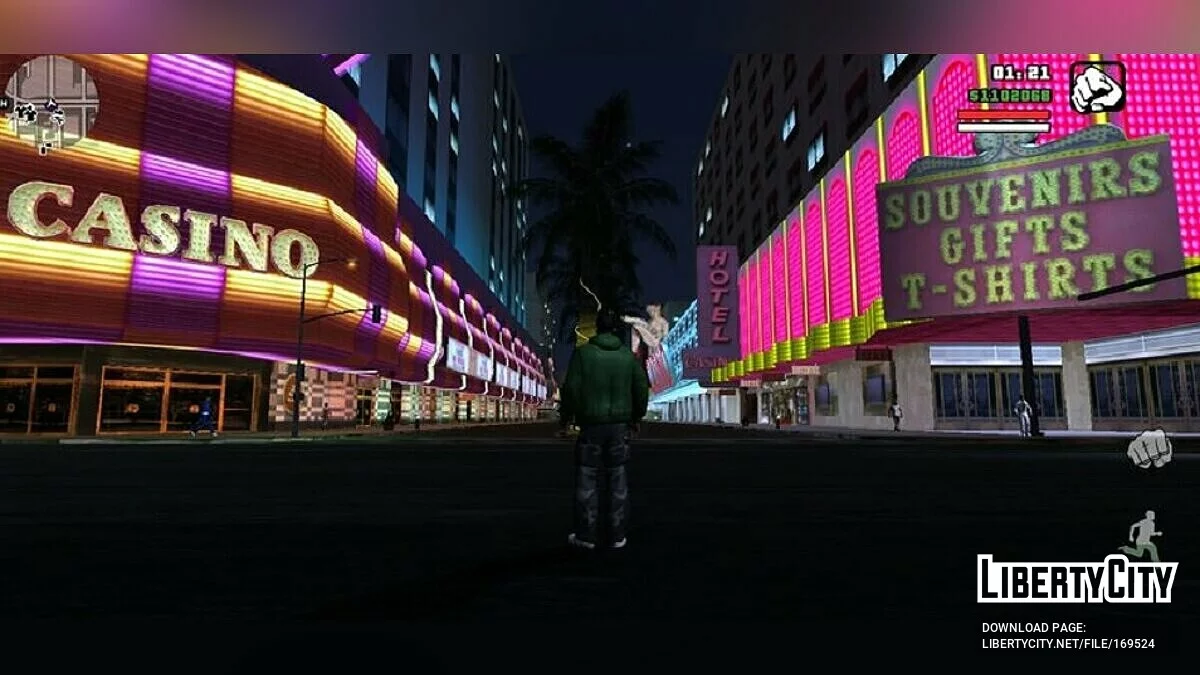 Correction de l'éclairage du casino / GTA San Andreas (iOS, Android)