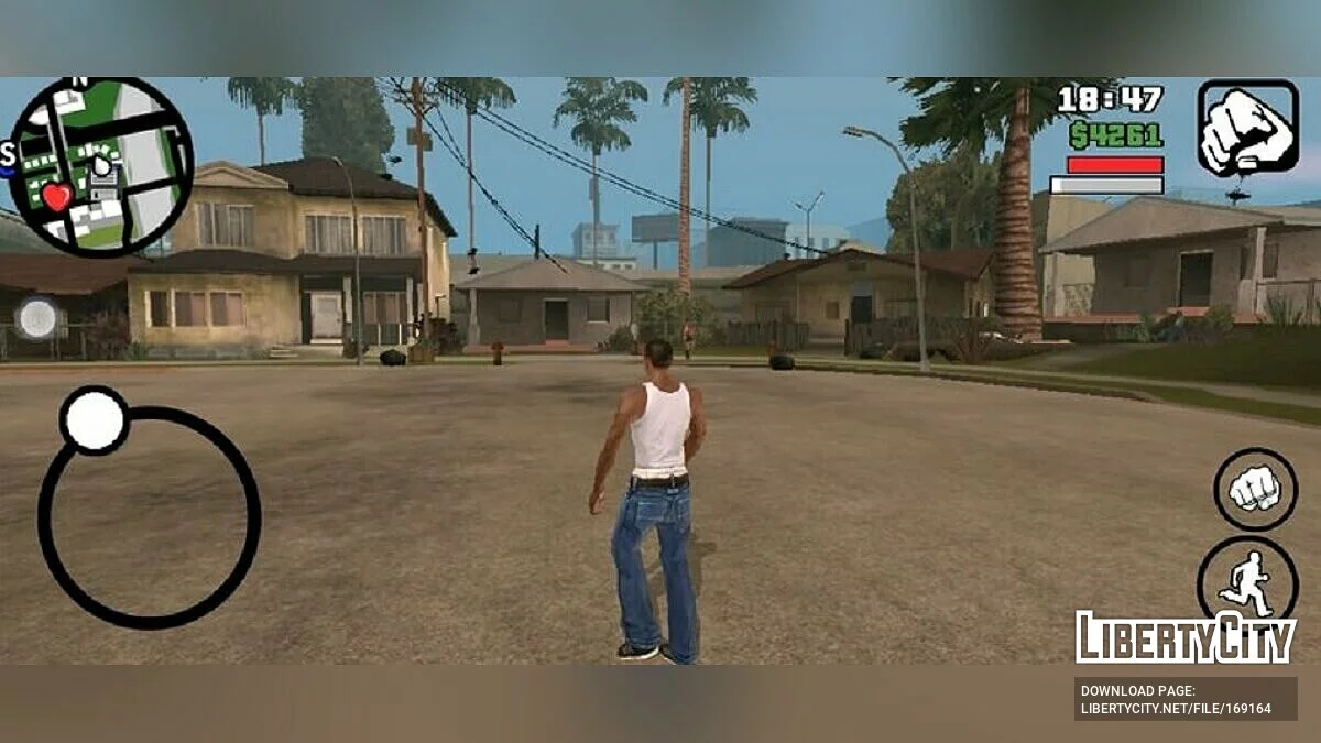 Нові анімації ходьби / GTA San Andreas (iOS, Android)
