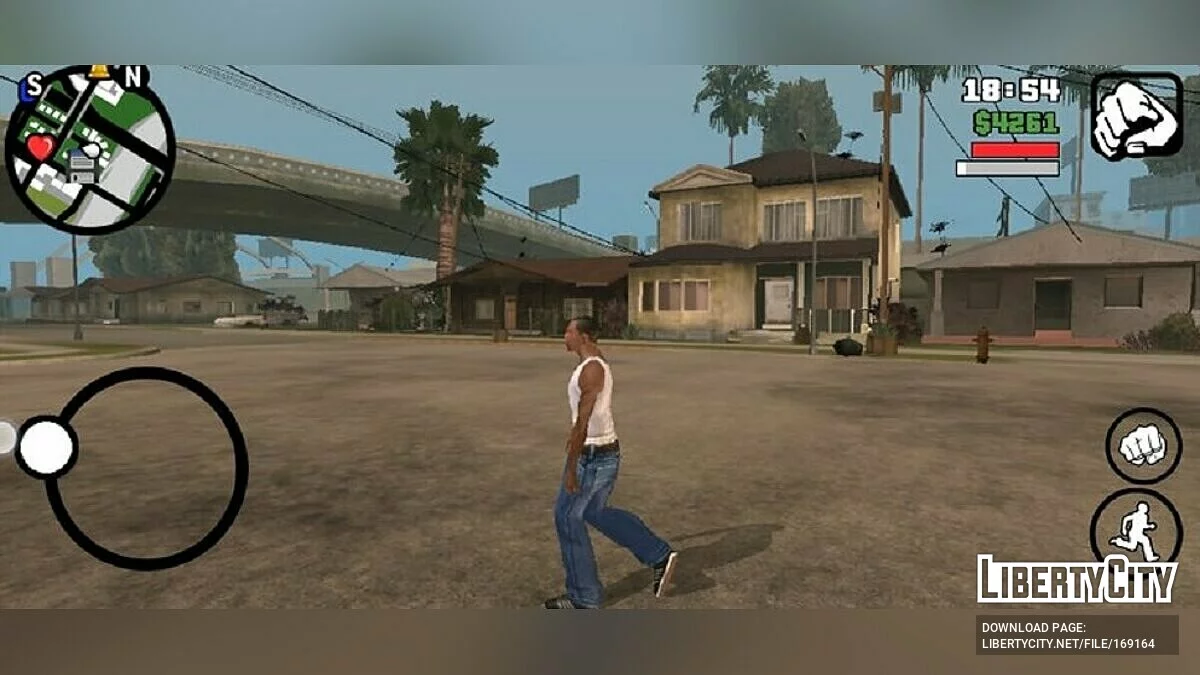 Нові анімації ходьби / GTA San Andreas (iOS, Android)