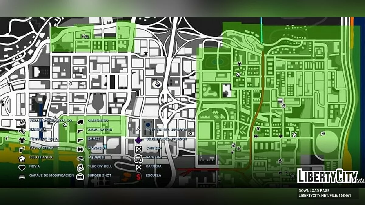 Teleport ke Penanda / GTA San Andreas (iOS, Android)