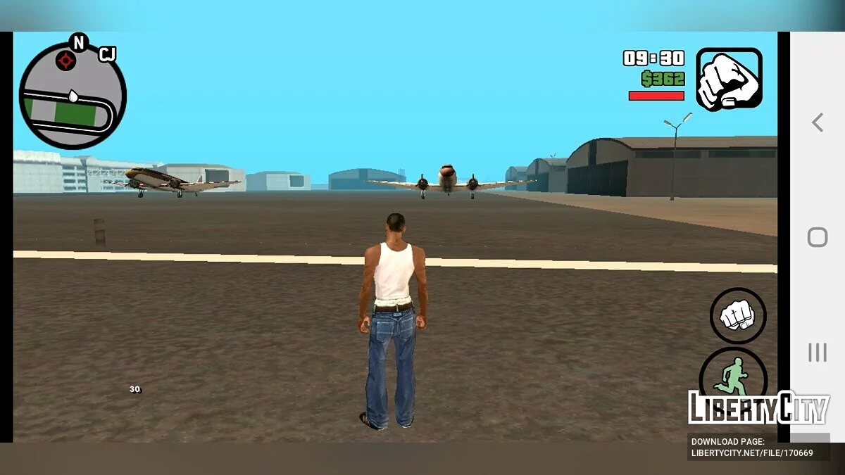 Більше літаків в аеропортах / GTA San Andreas (iOS, Android)