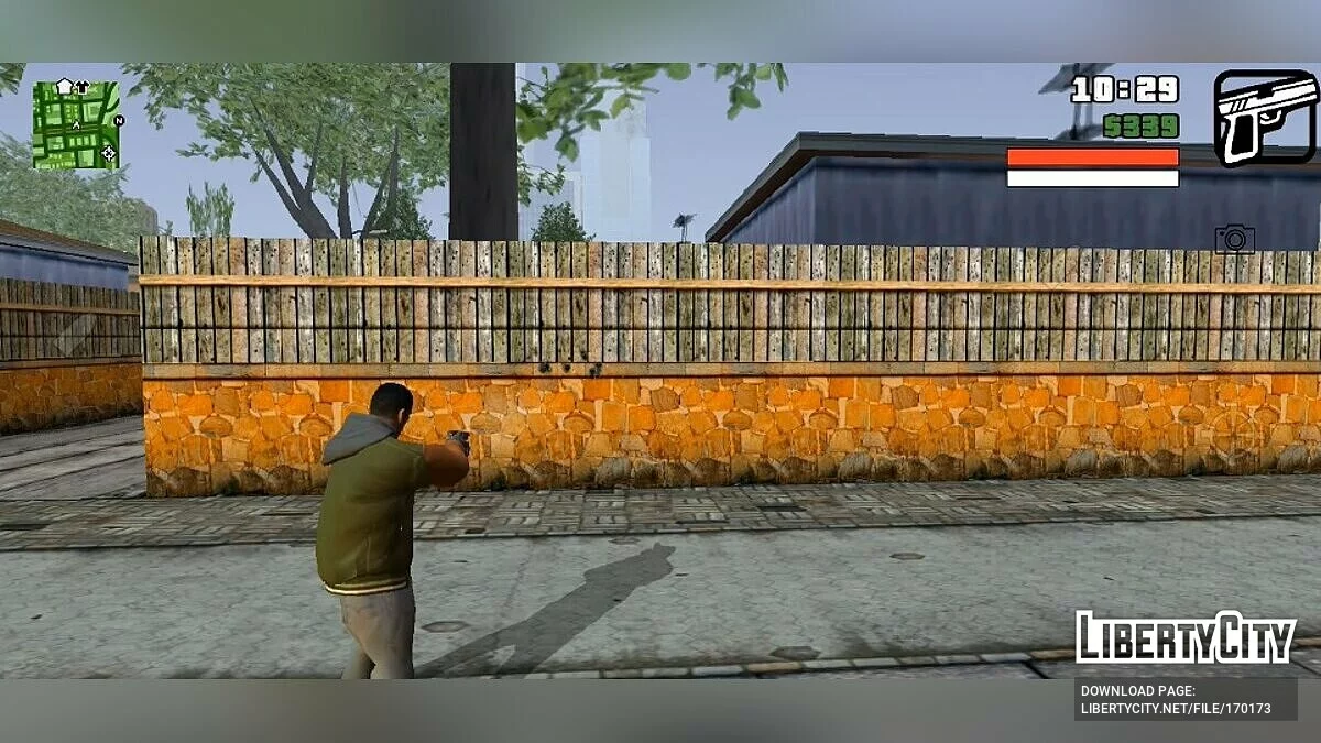 Chemin de la balle + traces de balles v1.0 / GTA San Andreas (iOS, Android)