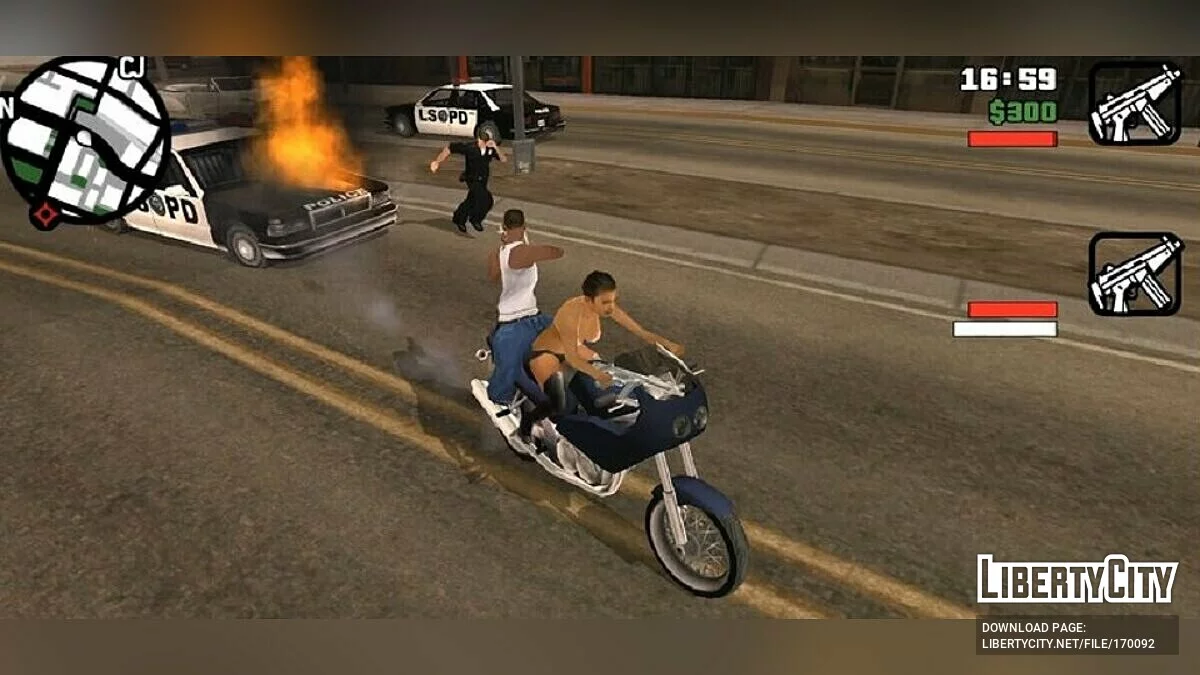 Режим двух игроков / GTA San Andreas (iOS, Android)