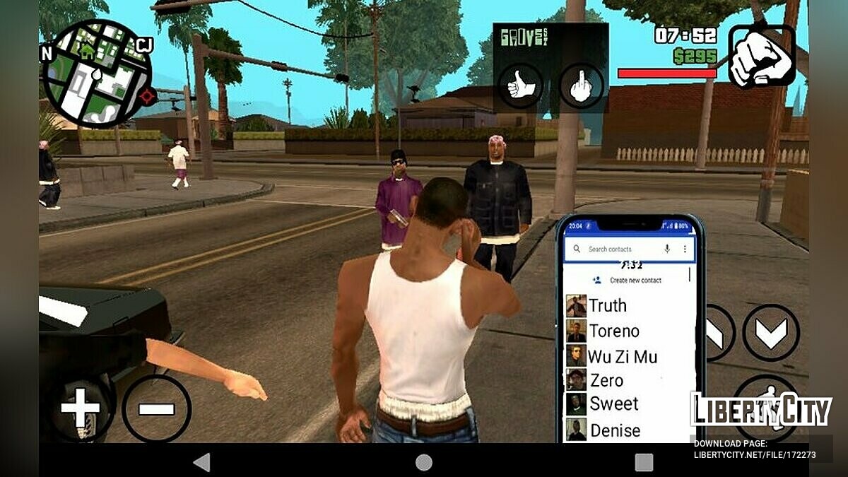 GTA San Andreas Cheats for Mobile (Android, iOS/iPhone