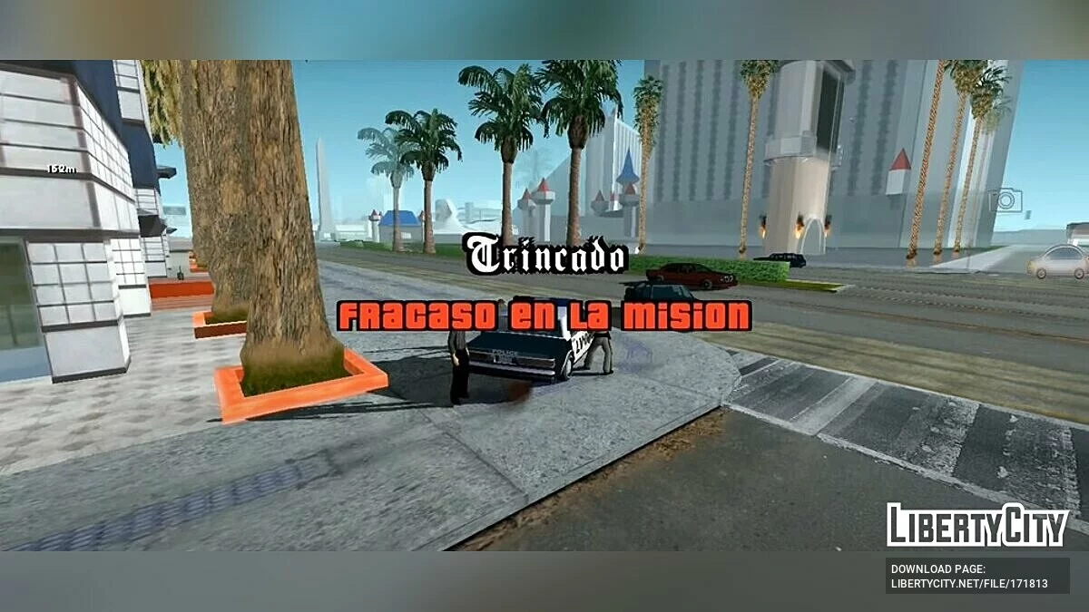 Efeito de falha de missão de GTA 5 / GTA San Andreas (iOS, Android)