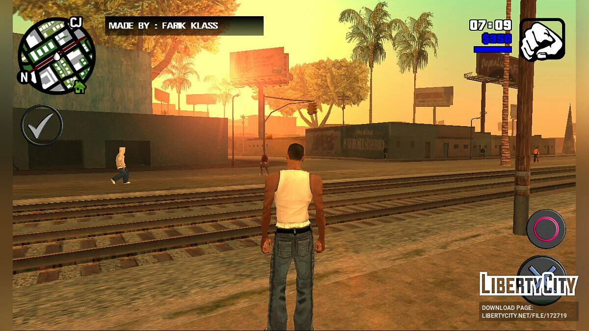 Changement de couleur du HUD v1.0 / GTA San Andreas (iOS, Android)