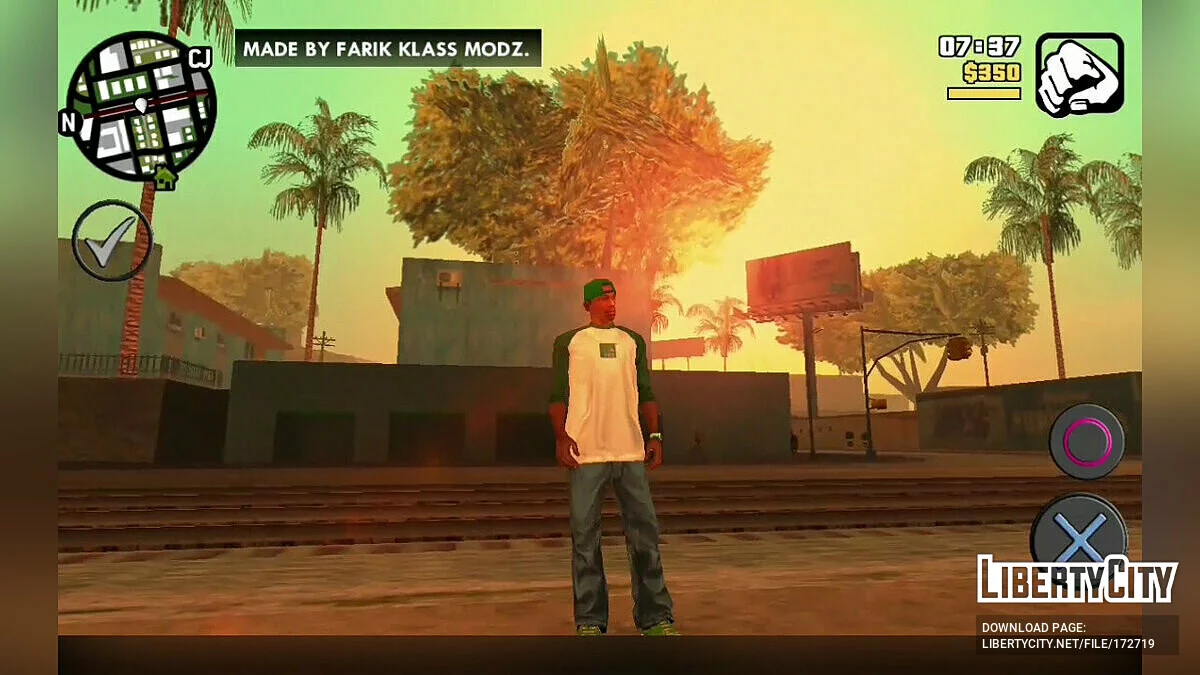 Changement de couleur du HUD v1.0 / GTA San Andreas (iOS, Android)