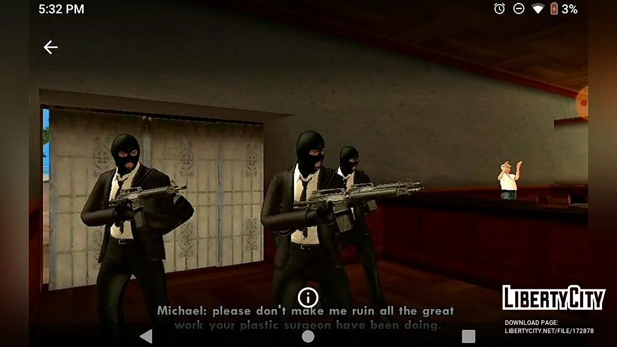 مهمة «سرقة المجوهرات» / GTA سان أندرياس (iOS، أندرويد)