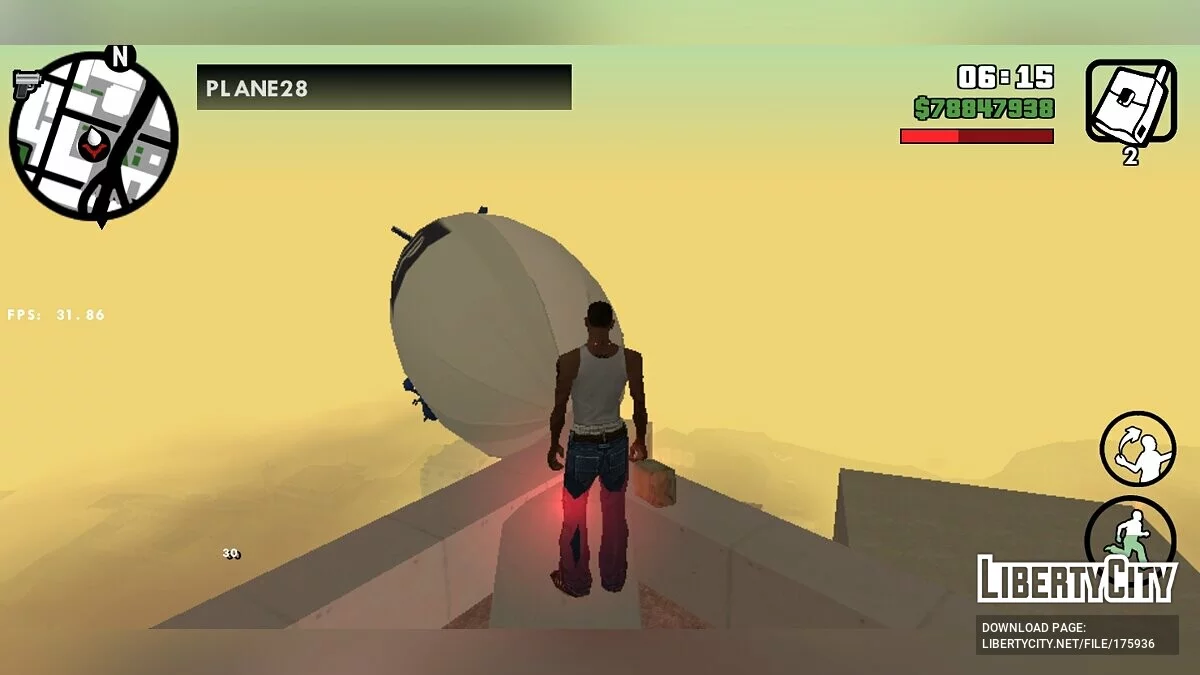 Airship «ZIP» / GTA San Andreas (iOS, Android)