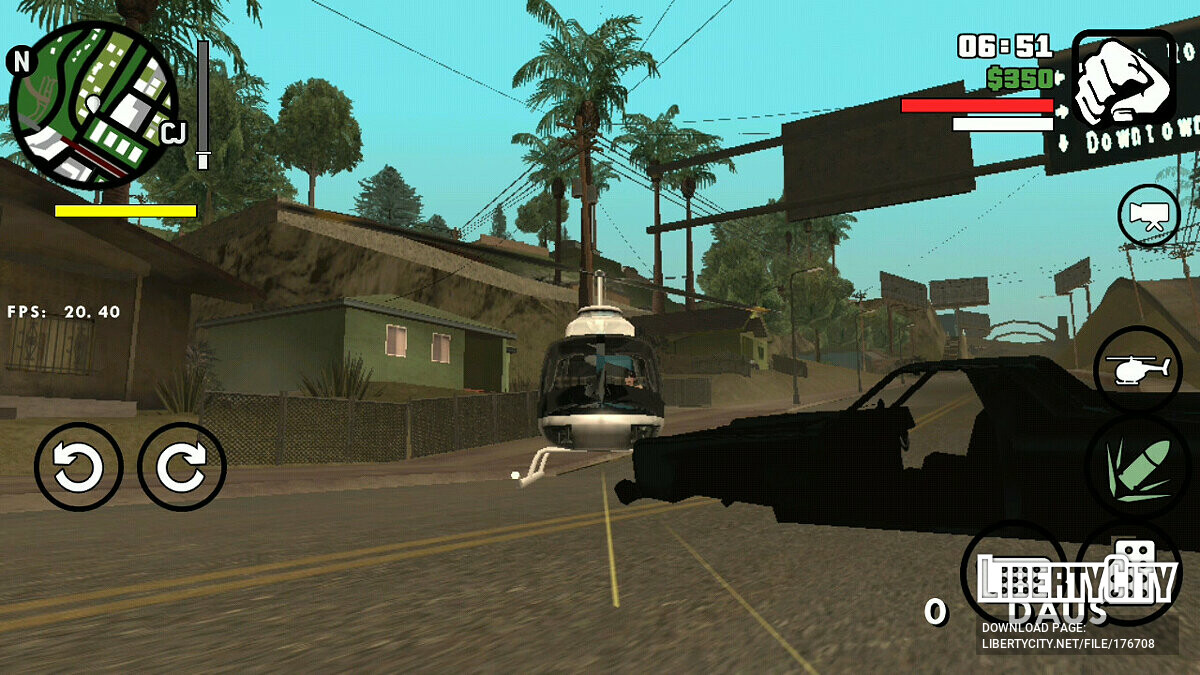 Download Disabled shooting from police helicopter for GTA San Andreas