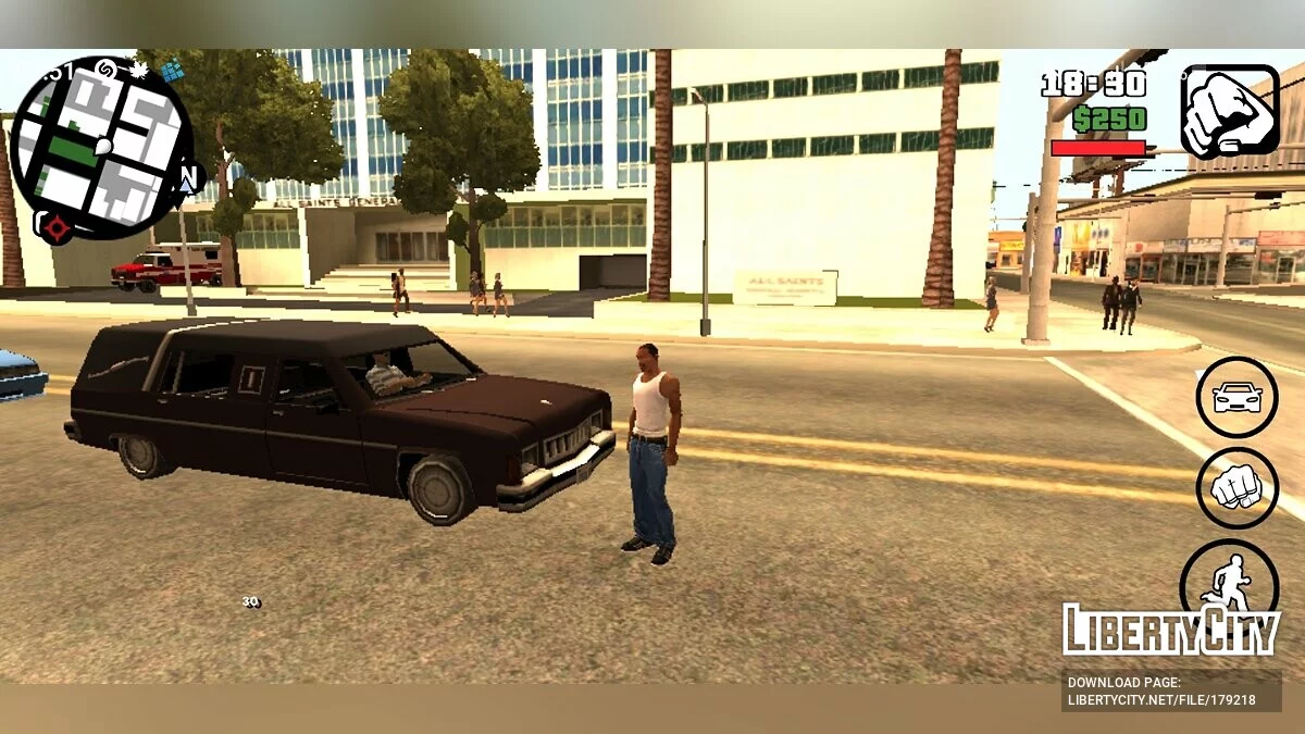Improved Pedestrian / GTA San Andreas (iOS, Android)