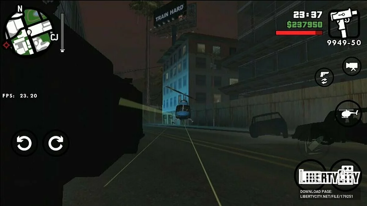 Стріляти з гелікоптера / GTA San Andreas (iOS, Android)