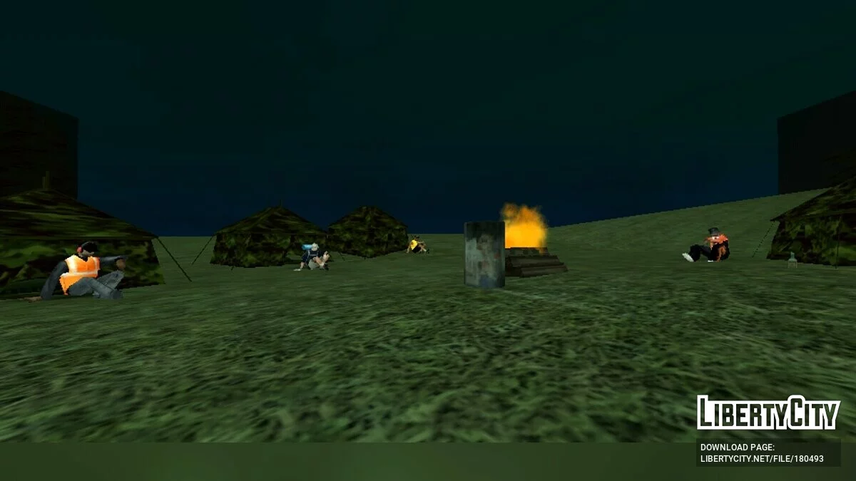 Acampamento nas montanhas / GTA San Andreas (iOS, Android)