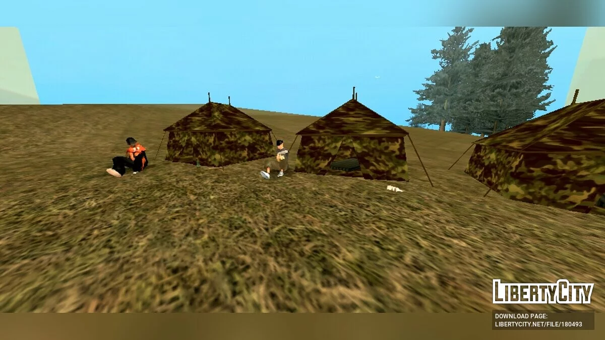 Acampamento nas montanhas / GTA San Andreas (iOS, Android)