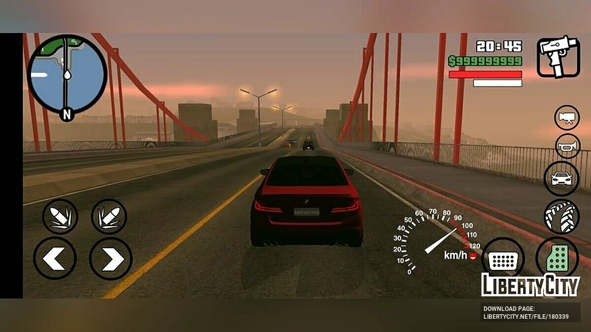 Новий спідометр / GTA San Andreas (iOS, Android)