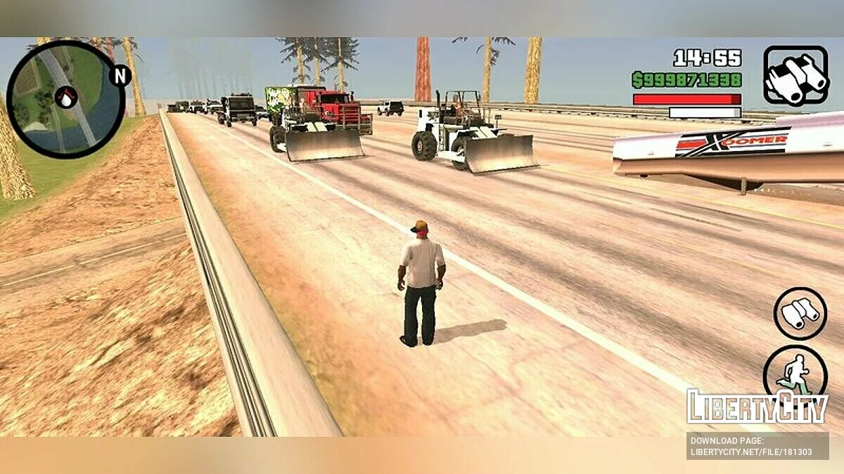 Реалістичний трафік / GTA San Andreas (iOS, Android)
