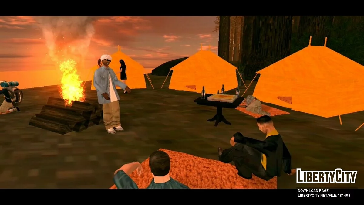 Tourist Camping / GTA San Andreas (iOS, Android)