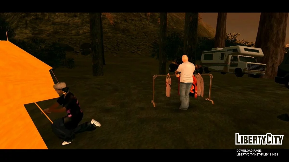 Tourist Camping / GTA San Andreas (iOS, Android)