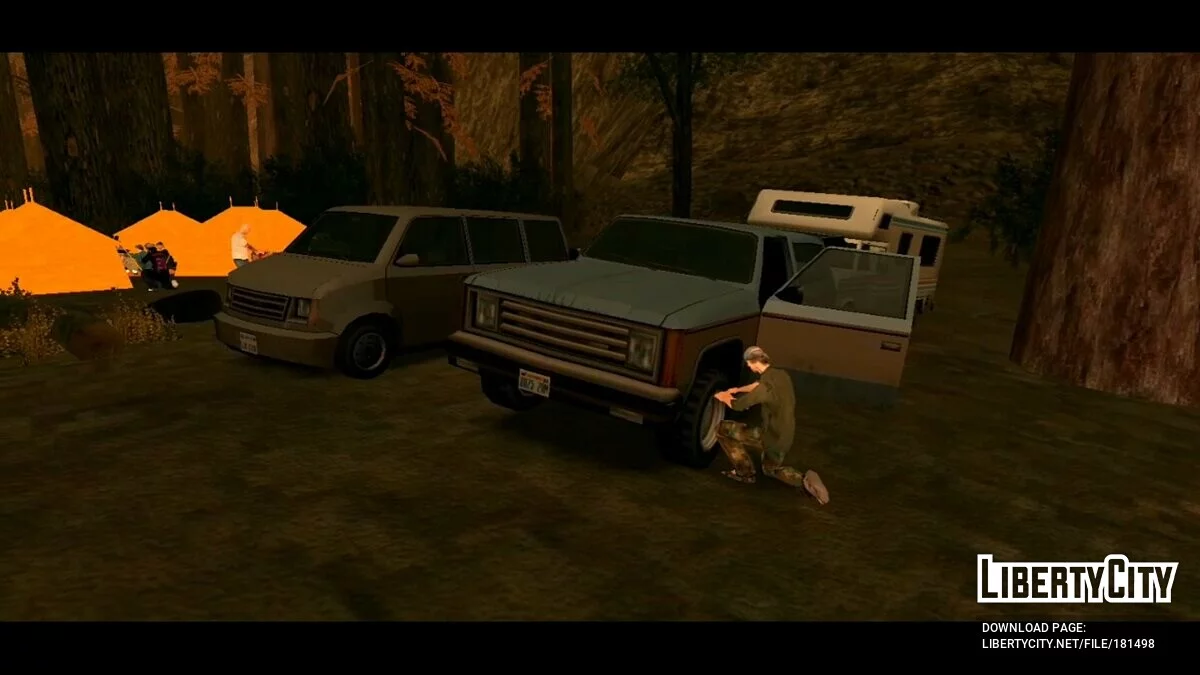 Tourist Camping / GTA San Andreas (iOS, Android)