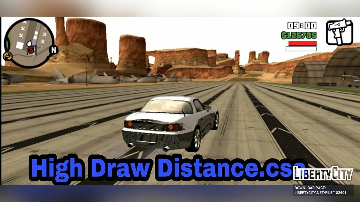 High Draw Distance / GTA San Andreas (iOS, Android)