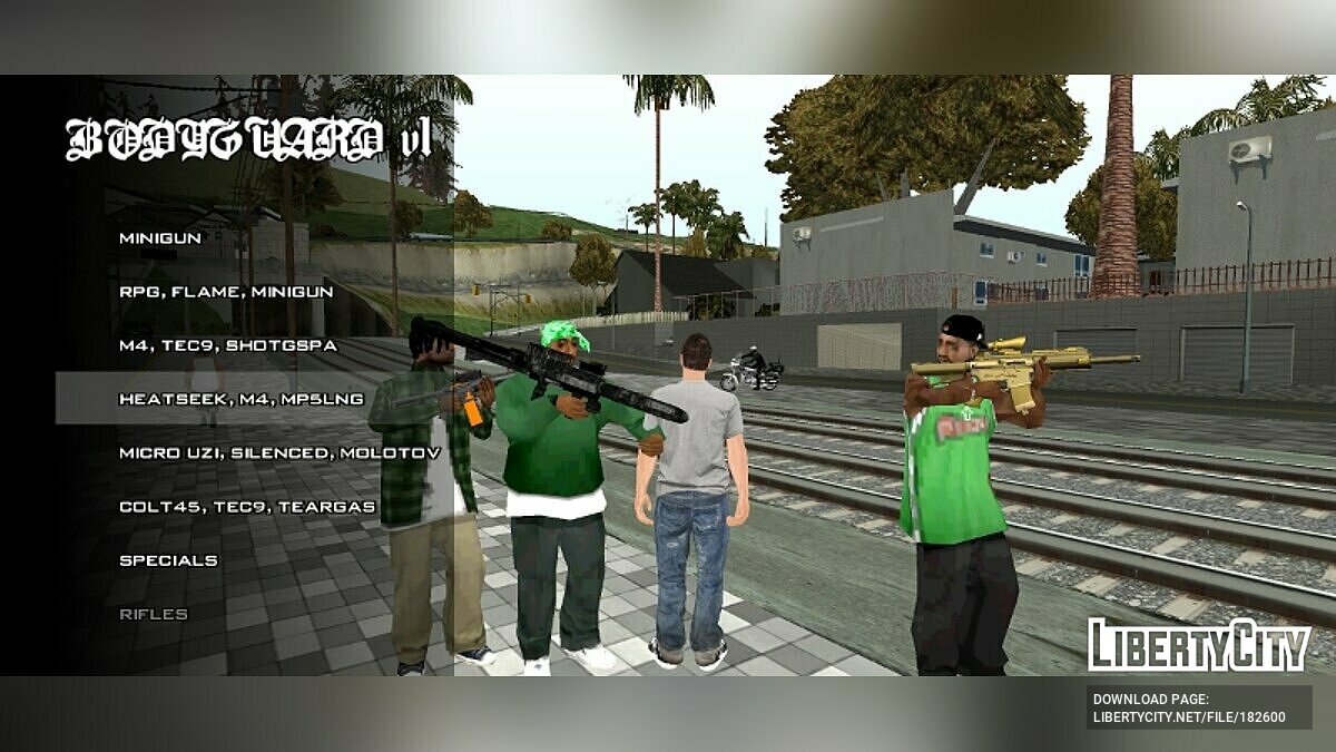 GTA San Andreas Bodyguard v1 for Android Mod 