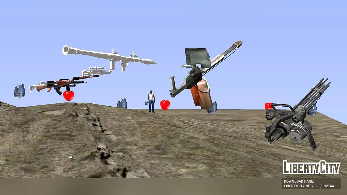 Armas no Monte Chiliad / GTA San Andreas (iOS, Android)