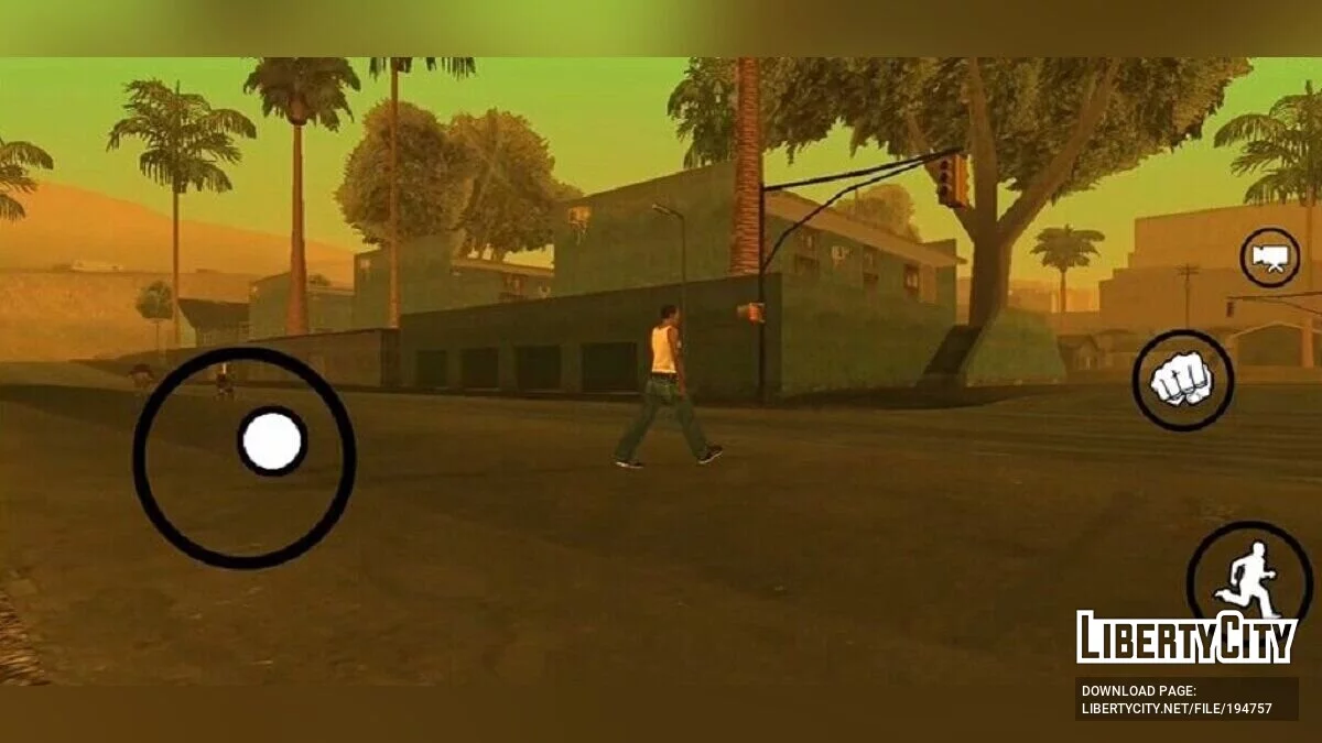 Оновлений кінематографічний режим (Машиніма) / GTA San Andreas (iOS, Android)