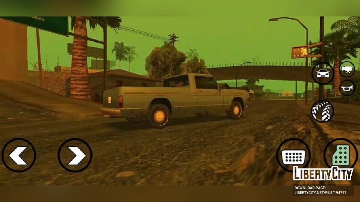Оновлений кінематографічний режим (Машиніма) / GTA San Andreas (iOS, Android)