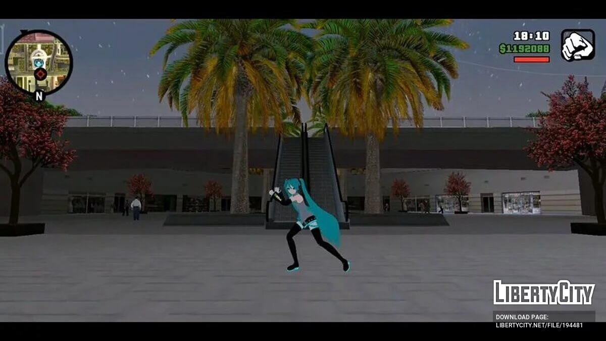 الرقص: Levan Polkka / GTA سان أندرياس (iOS، أندرويد)
