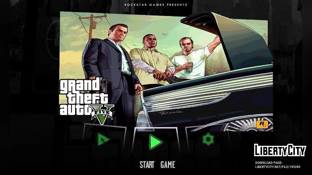 GTA 5 Menu & Loadscreen / GTA San Andreas (iOS, Android)