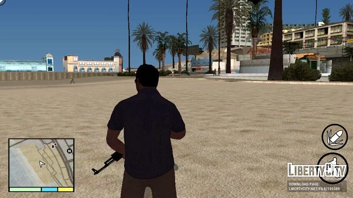 HUD de GTA 5 / GTA San Andreas (iOS, Android)