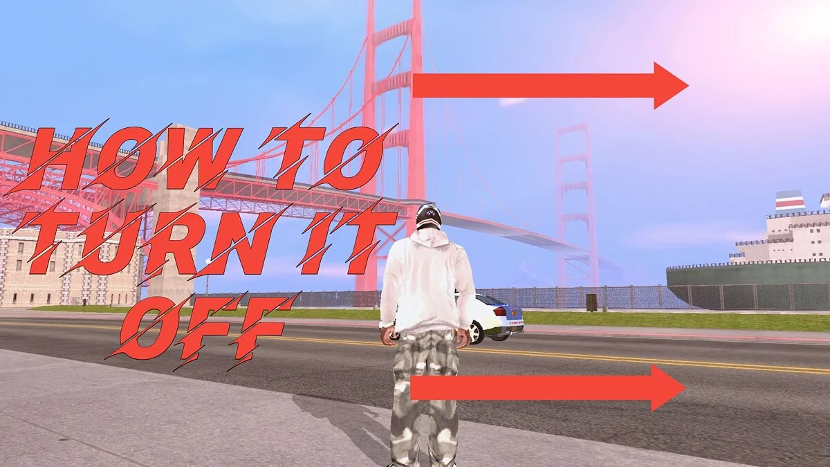 HIDE HUD (CLEO ONLY) / GTA San Andreas (iOS, Android)