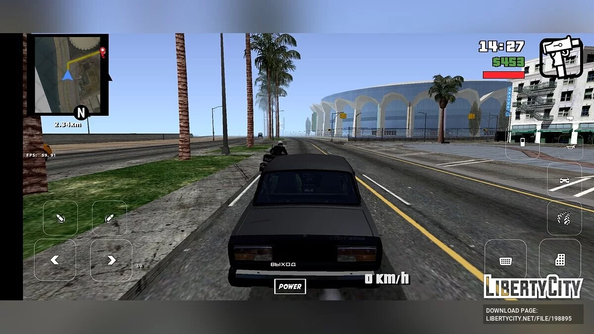 Квадратный радар из мода GTA: Left 4 Dead / GTA San Andreas (iOS, Android)