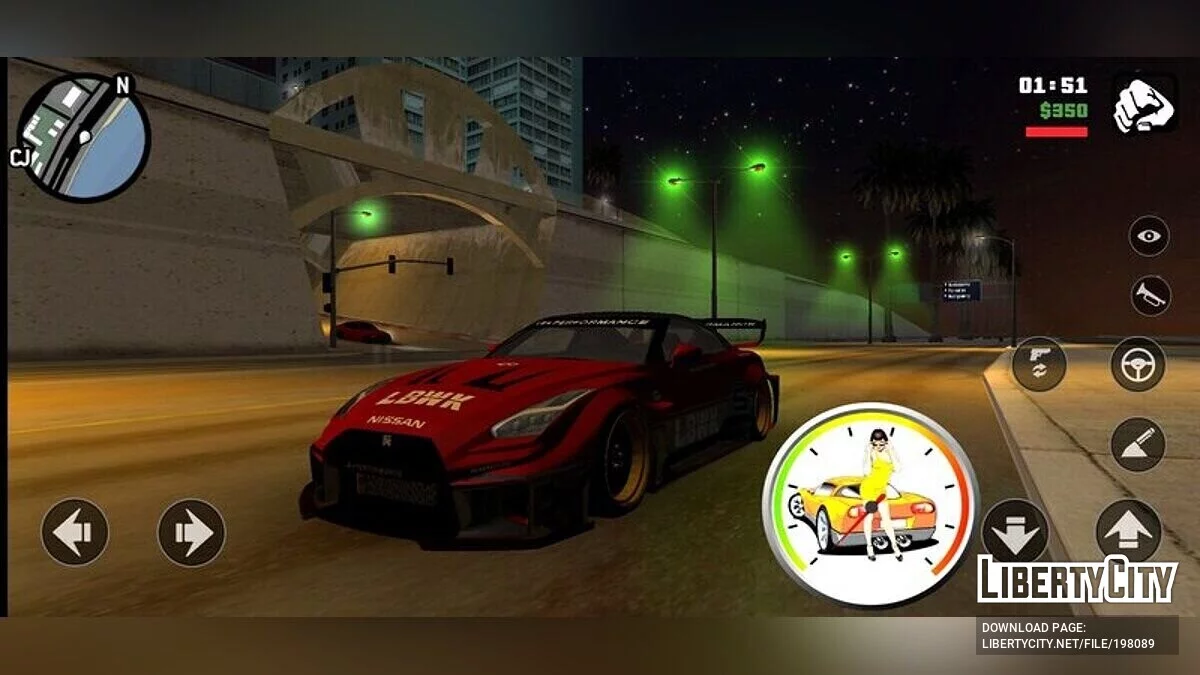 New speedometer / GTA San Andreas (iOS, Android)