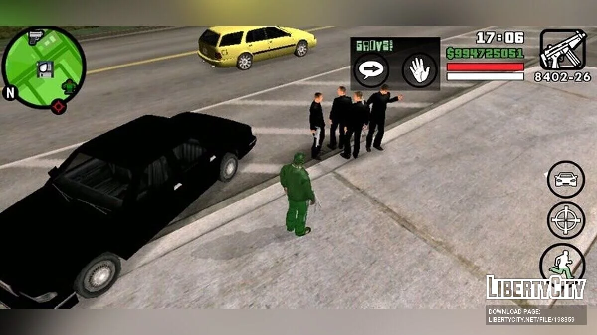 اتصل بـ Triads للحصول على المساعدة / GTA سان أندرياس (iOS، أندرويد)