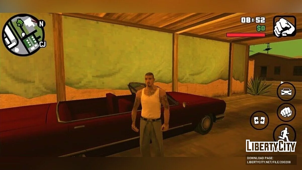 Play as another character / GTA San Andreas (iOS, Android)
