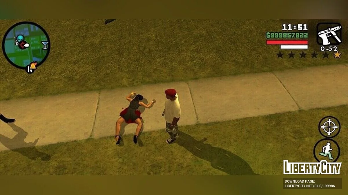 Новая анимация трупа пешехода / GTA San Andreas (iOS, Android)
