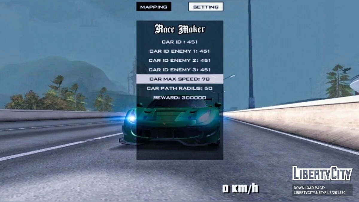 RACE MAKER V2.0 (FINAL) / GTA San Andreas (iOS, Android)