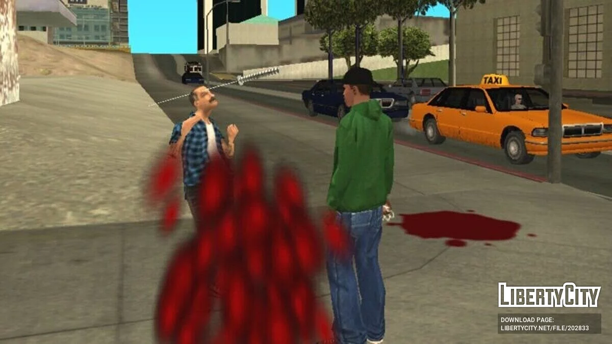 Lanzamiento de katana / GTA San Andreas (iOS, Android)