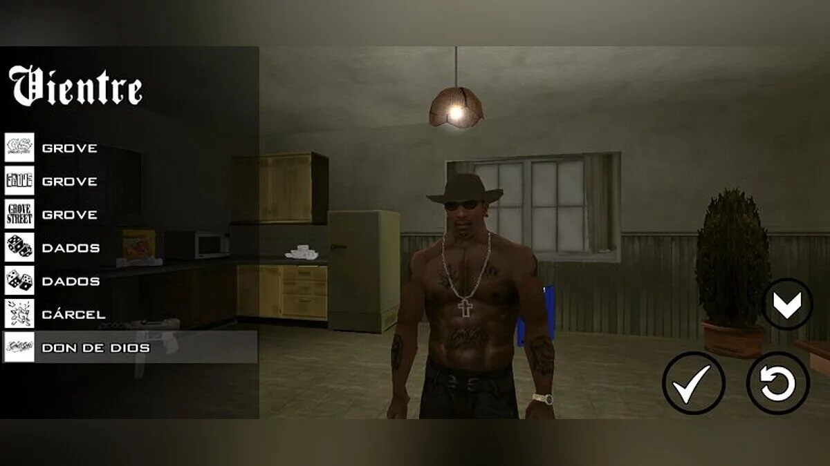 Tattoo Selector / GTA San Andreas (iOS, Android)
