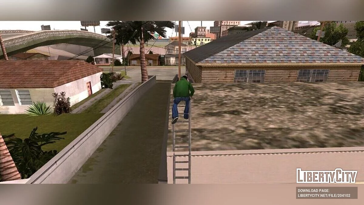 Climbing the drayline / GTA San Andreas (iOS, Android)