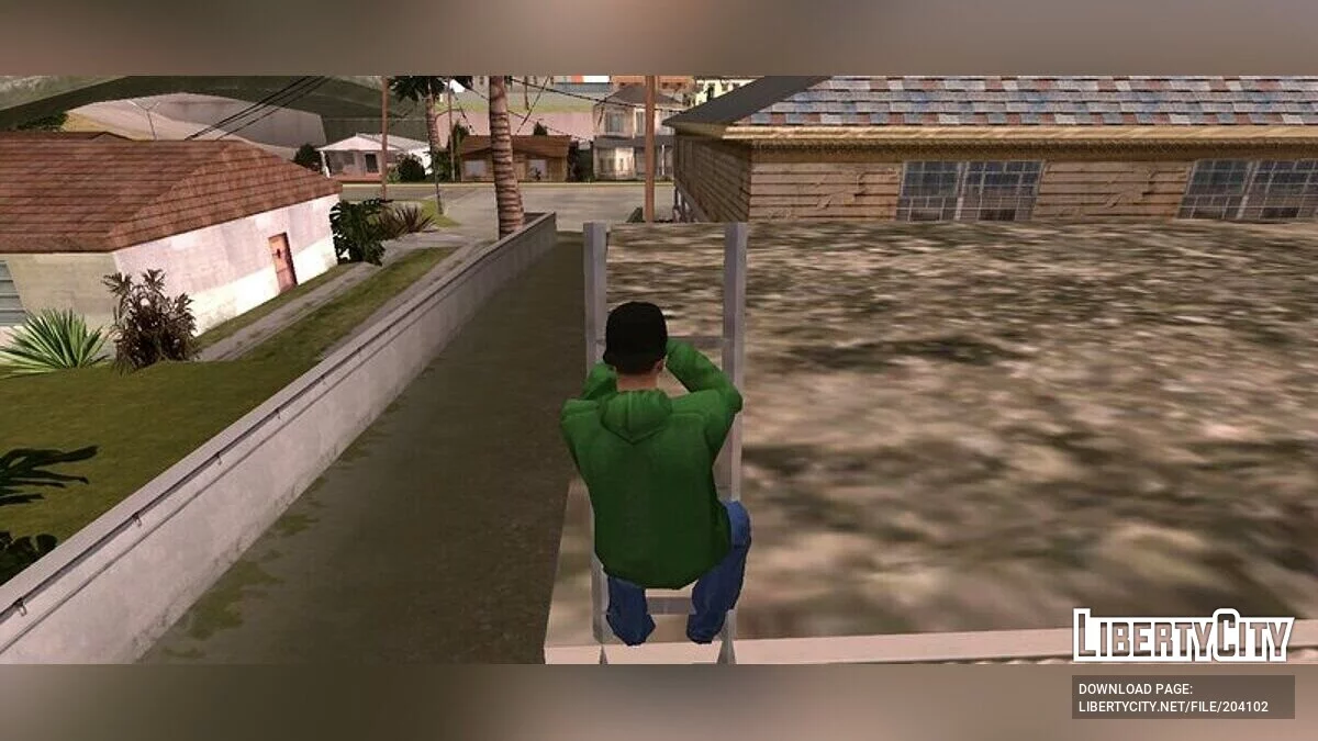 Climbing the drayline / GTA San Andreas (iOS, Android)