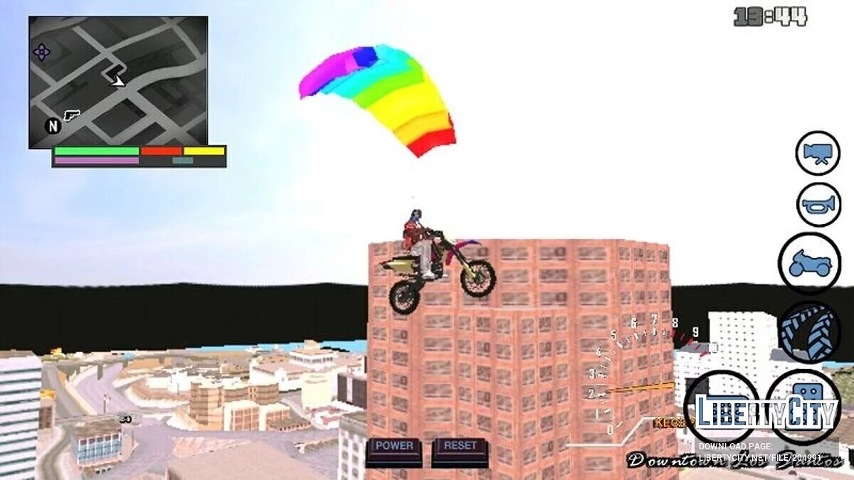 Парашут для байка / GTA San Andreas (iOS, Android)