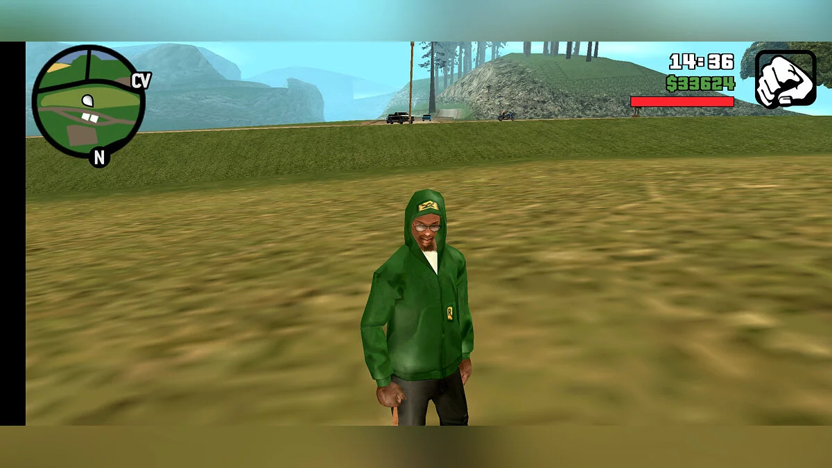 Smoking cigarettes / GTA San Andreas (iOS, Android)
