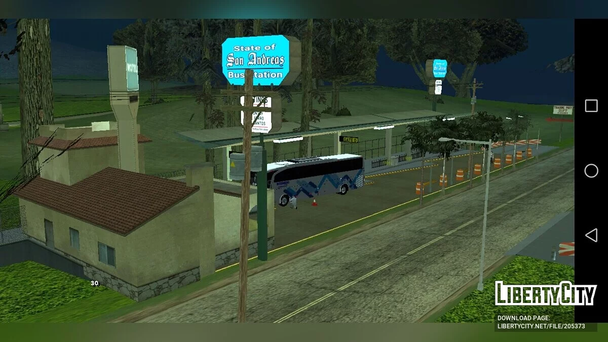 Автобусная станция в Монтгомери / GTA San Andreas (iOS, Android)