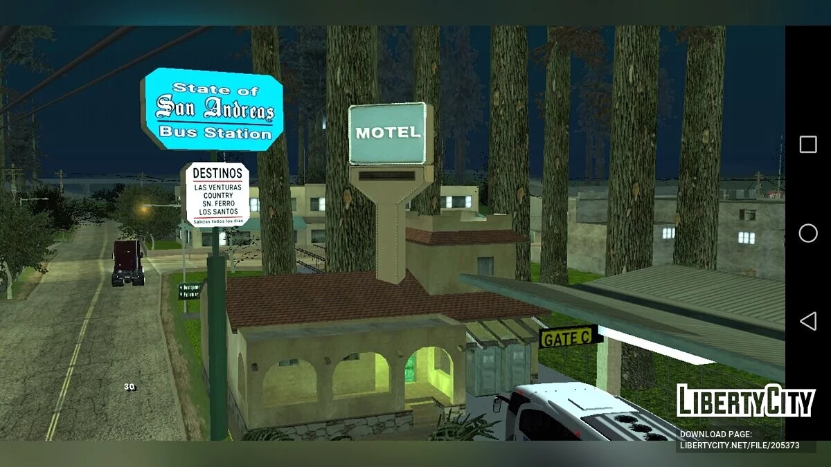 Автобусная станция в Монтгомери / GTA San Andreas (iOS, Android)
