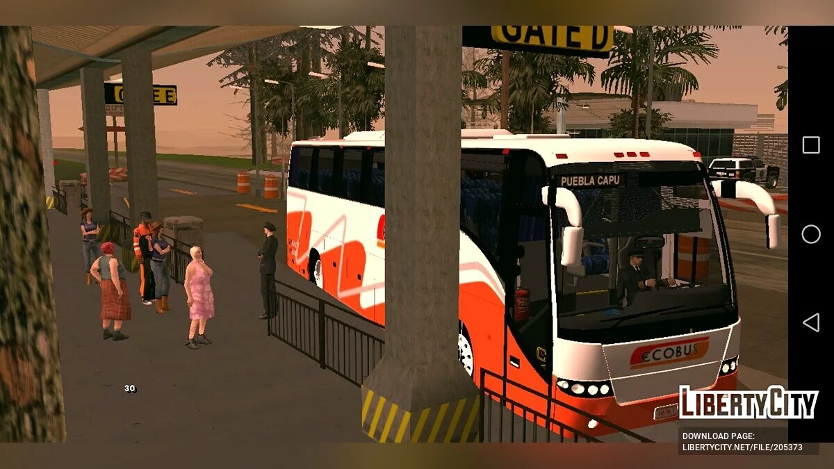Автобусная станция в Монтгомери / GTA San Andreas (iOS, Android)