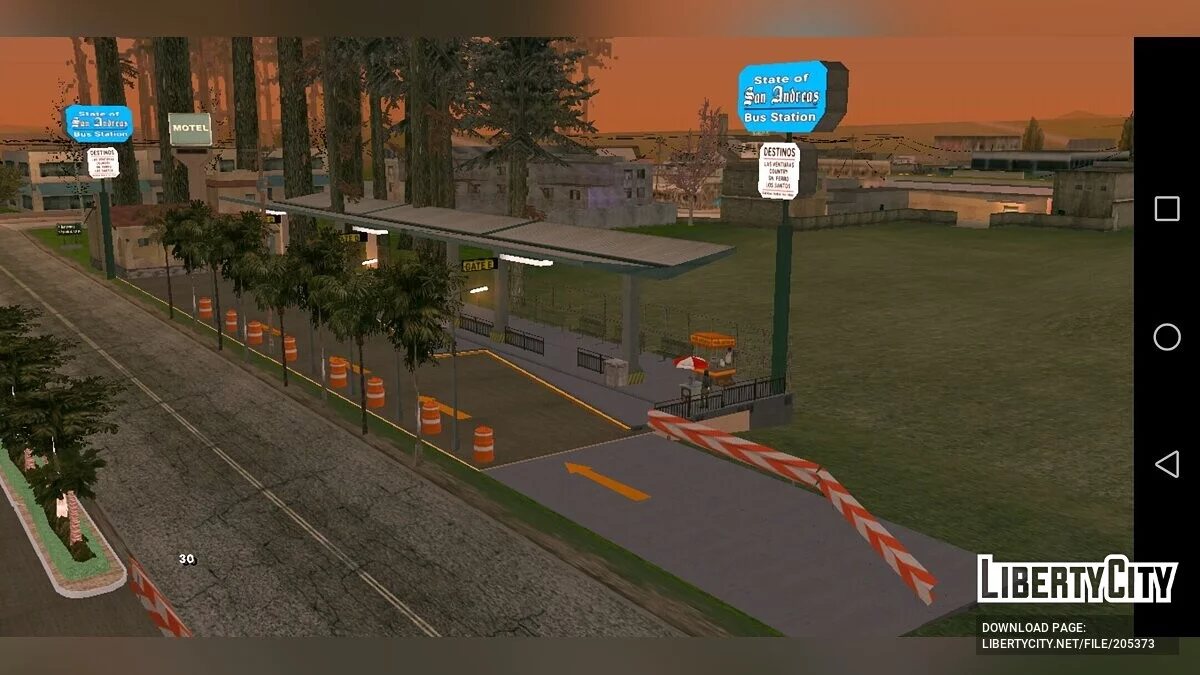 Автобусная станция в Монтгомери / GTA San Andreas (iOS, Android)