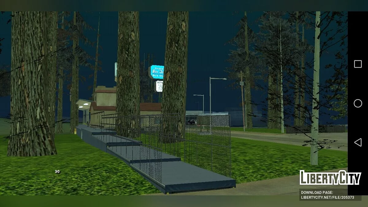 Автобусная станция в Монтгомери / GTA San Andreas (iOS, Android)