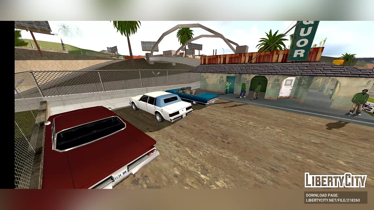 Бар банди Grove Street Families / GTA San Andreas (iOS, Android)